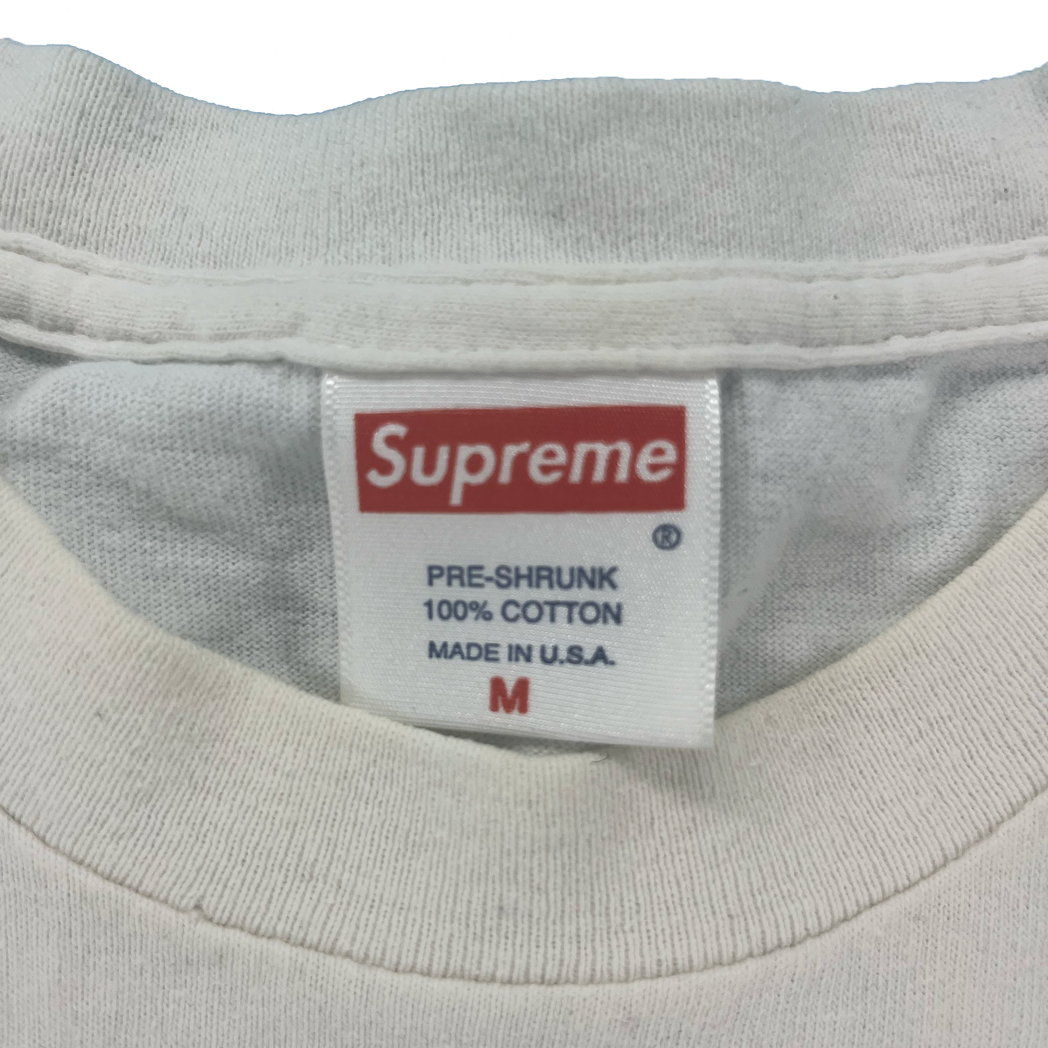 2001 Supreme Joe Louis T-Shirt White Size Medium