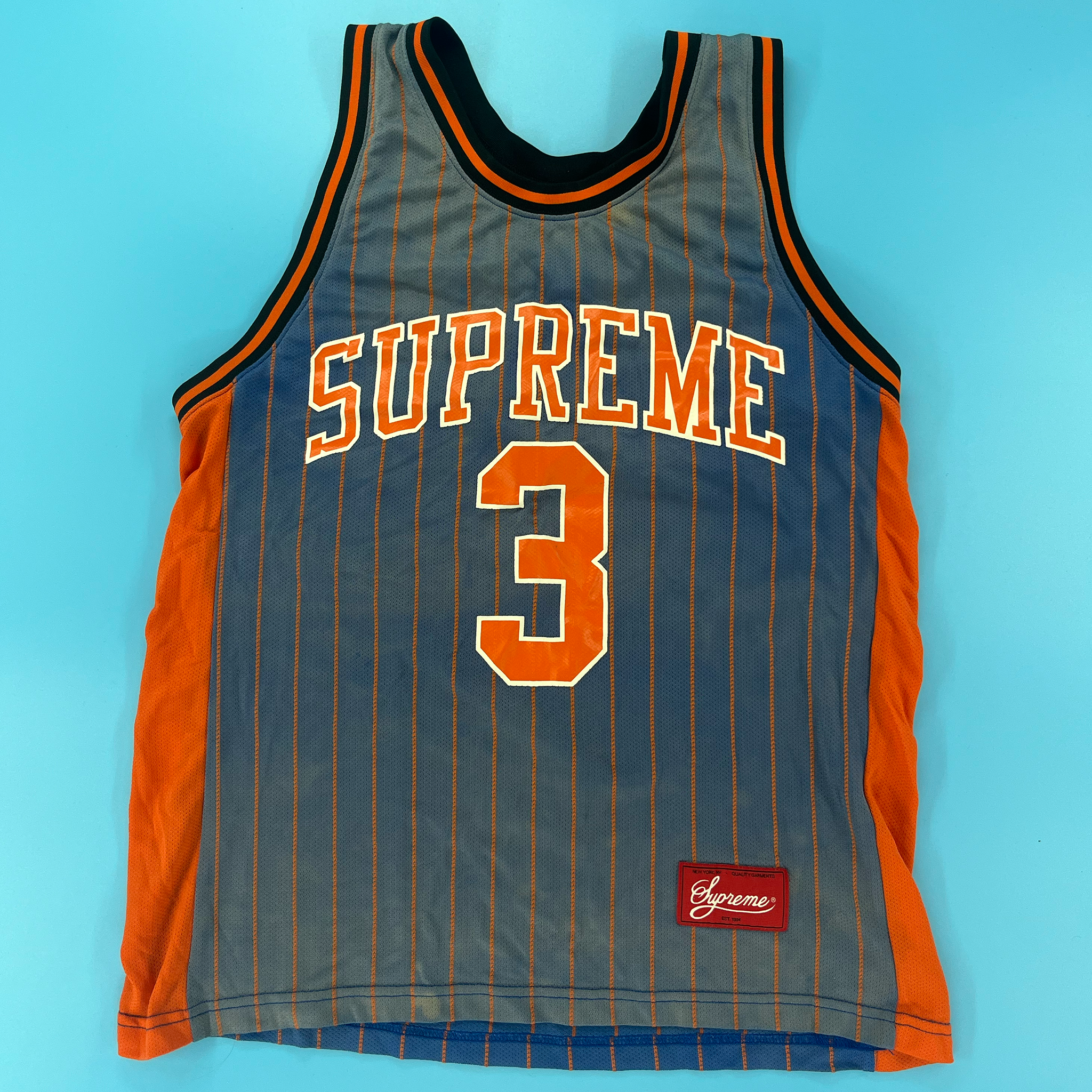 Supreme Crossover Basketball Jersey Knicks SS16 Size Medium