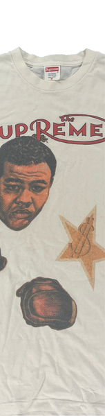 2001 Supreme Joe Louis T-Shirt White Size Medium